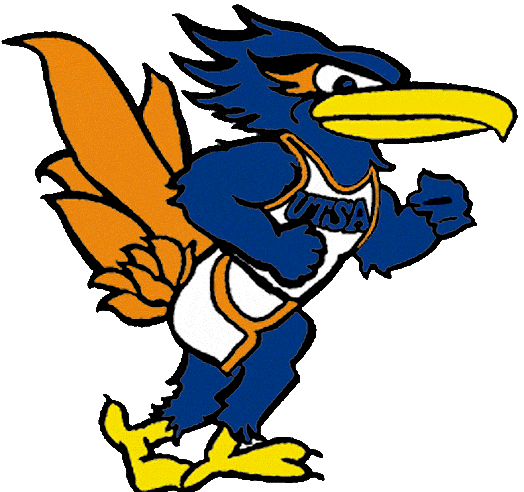 Texas-SA Roadrunners 1996-2007 Mascot Logo iron on transfers for fabric